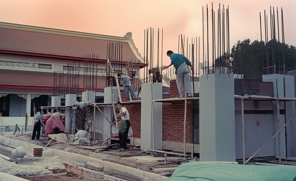 Temple expansion in the 1970s