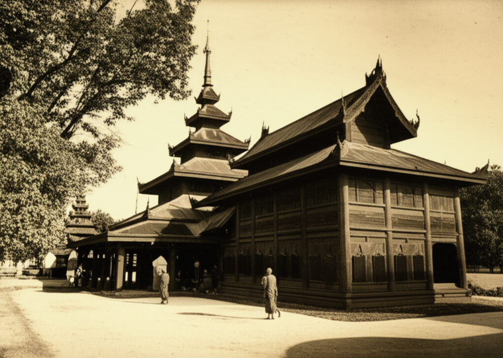 Historic photo of Burmese Vihar