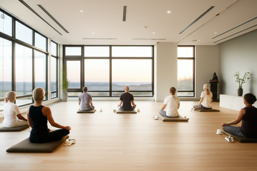 Modern meditation center
